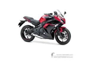 Decals for Kawasaki EX650 ER6F 2016 - Red • Kawasaki OEM Decals