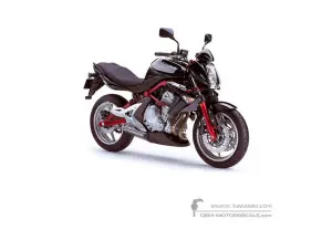 Pegatinas para Kawasaki ER650 ER6N 2007 - Negro • Kawasaki Pegatinas OEM