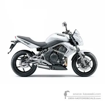 Kawasaki ER650 ER6N 2009 - Weiss - Pearl Stardust White