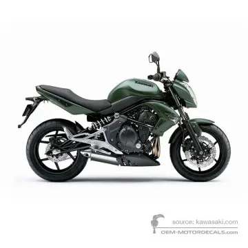 Kawasaki ER650 ER6N 2011 - Green - Metallic Flat Sage Green