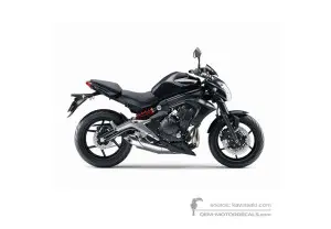 Decals for Kawasaki ER650 ER6N 2013 - Black • Kawasaki OEM Decals