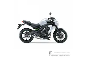 Decals for Kawasaki ER650 ER6N 2015 - White • Kawasaki OEM Decals