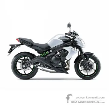 Kawasaki ER650 ER6N 2015 - Weiss - Pearl Stardust White