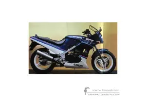 Decals for Kawasaki GPZ500S 1991 - Blue • Kawasaki OEM Decals