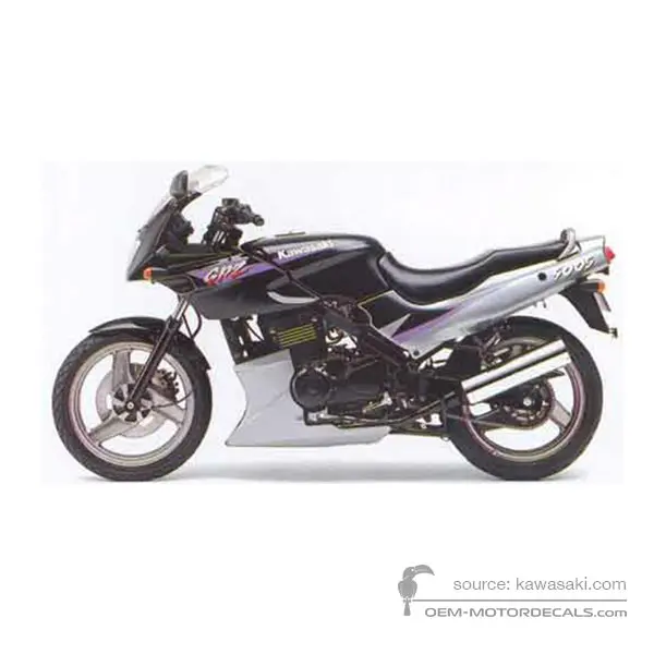 Kawasaki GPZ500S 1996 - Negro - Ebony