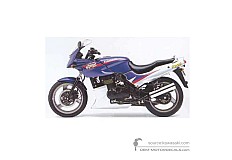 Decals for Kawasaki GPZ500S 1997 - Purple • Kawasaki OEM Decals