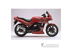 Adesivi per Kawasaki GPZ500S 1998 - Rosso • Kawasaki Adesivi OEM