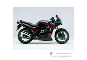 Autocollants pour Kawasaki GPZ500S 2000 - Noir • Kawasaki Autocollants OEM