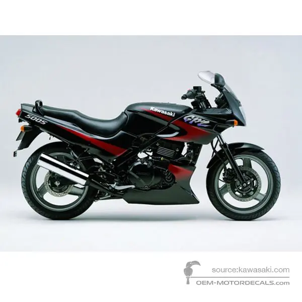 Kawasaki GPZ500S 2000 - Negro - Ebony