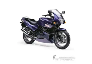 Autocollants pour Kawasaki GPZ500S 2003 - Bleu • Kawasaki Autocollants OEM