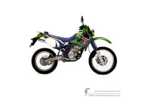 Naklejki do Kawasaki KLX250 1993 - Zielony • Kawasaki Naklejki OEM