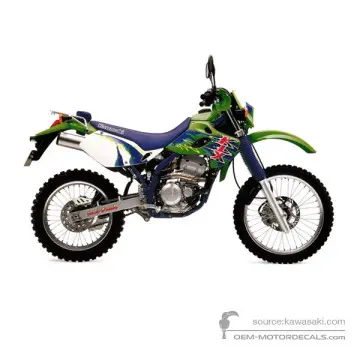 Kawasaki KLX250 1994 - Verde - Lime Green