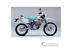Naklejki do Kawasaki KLX250 1995 - Biały • Kawasaki Naklejki OEM