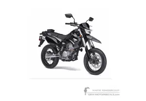 Naklejki do Kawasaki KLX250 2009 - Ebony • Kawasaki Naklejki OEM