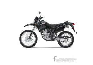 Naklejki do Kawasaki KLX250 2010 - Ebony • Kawasaki Naklejki OEM