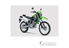 Adesivi per Kawasaki KLX250 2013 - Verde • Kawasaki Adesivi OEM