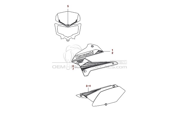 Kawasaki KLX250 2014 - Groen