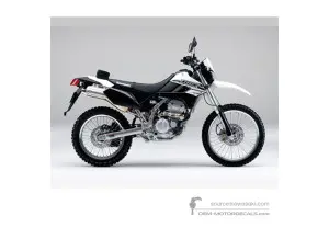 Pegatinas para Kawasaki KLX250 2018 - Blanco • Kawasaki Pegatinas OEM
