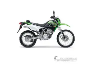 Pegatinas para Kawasaki KLX250 2018 - Verde • Kawasaki Pegatinas OEM
