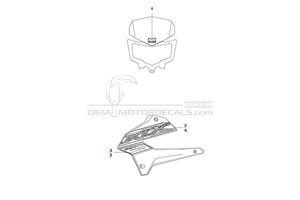 Kawasaki KLX250 2019 - Grau