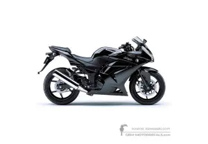Decals for Kawasaki NINJA 250R | EX250 2009 • Kawasaki OEM Decals