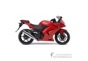 Decals for Kawasaki NINJA 250R | EX250 2009 • Kawasaki OEM Decals
