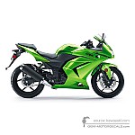 Kawasaki NINJA 250R 2011 - Groen