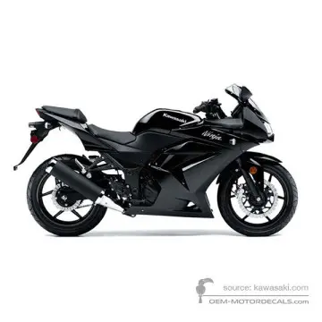 Kawasaki NINJA 250R 2012 - Negro - Metallic Spark Black