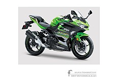 Naklejki do Kawasaki NINJA 400 2018 - Zielono Czarny • Kawasaki Naklejki OEM