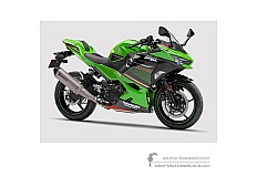 Stickers voor Kawasaki NINJA 400 2020 - Groen Zwart • Kawasaki OEM Stickers