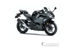 Decals for Kawasaki NINJA 400 2021 - Black • Kawasaki OEM Decals
