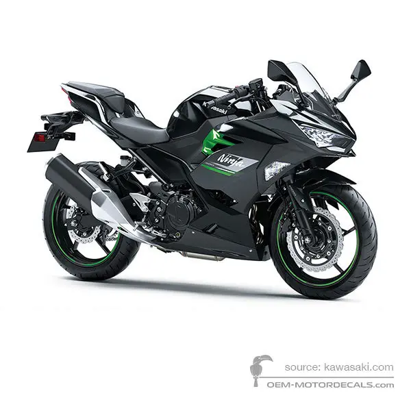 Kawasaki NINJA 400 2021 - Gris - Metallic Graphite Gray