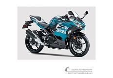 Aufkleber für Kawasaki NINJA 400 2021 - Blau • Kawasaki OEM-Aufkleber