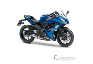 Decals for Kawasaki NINJA 650 2018 - Blue • Kawasaki OEM Decals
