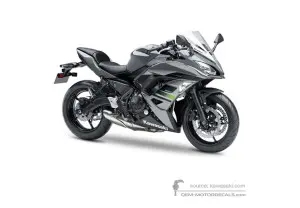 Decals for Kawasaki NINJA 650 2018 - Gray • Kawasaki OEM Decals