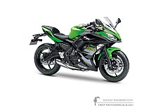 Stickers voor Kawasaki NINJA 650 2018 - Groen Zwart • Kawasaki OEM Stickers