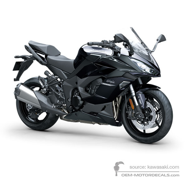 Pegatinas para Kawasaki NINJA 1000SX 2021 - Negro • Kawasaki Pegatinas OEM
