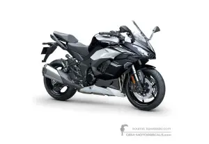 Decals for Kawasaki NINJA 1000SX 2022 - Black • Kawasaki OEM Decals