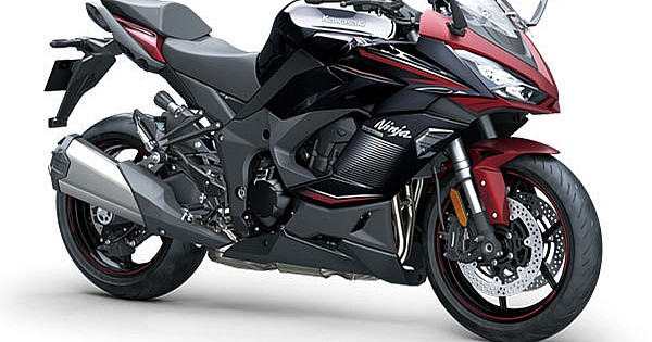  R100GS 赤 タンク ストライプデザイン OEM Decals Kawasaki NINJA 1000SX 2023 - Black Red • Original Stickers