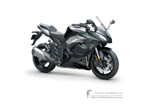 Decals for Kawasaki NINJA 1000SX 2024 - Black • Kawasaki OEM Decals