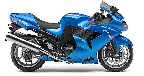 OEM Decals Kawasaki NINJA ZX14 2008 - Blue • Original Stickers