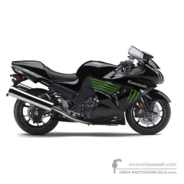 Kawasaki NINJA ZX14 2009 - Nero - Ebony