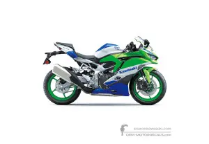 Decals for Kawasaki NINJA ZX4RR Anniversary 2024 - Green • Kawasaki OEM Decals