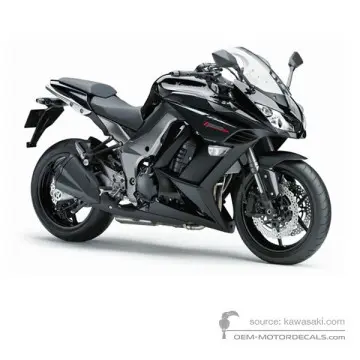 Kawasaki Z1000SX 2011 - Ebony - Ebony