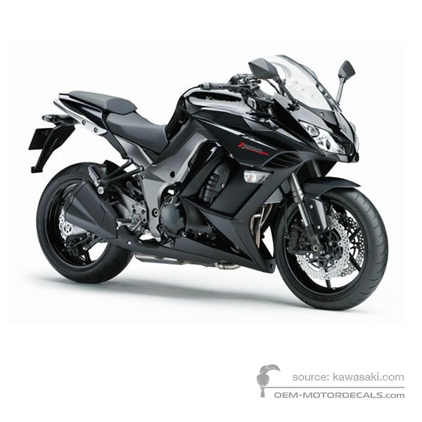 Decals for Kawasaki Z1000SX 2011 - Ebony • Kawasaki OEM Decals