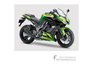Decals for Kawasaki Z1000SX 2012 - Green • Kawasaki OEM Decals