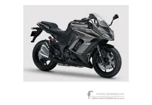 Pegatinas para Kawasaki Z1000SX 2014 - Gris • Kawasaki Pegatinas OEM