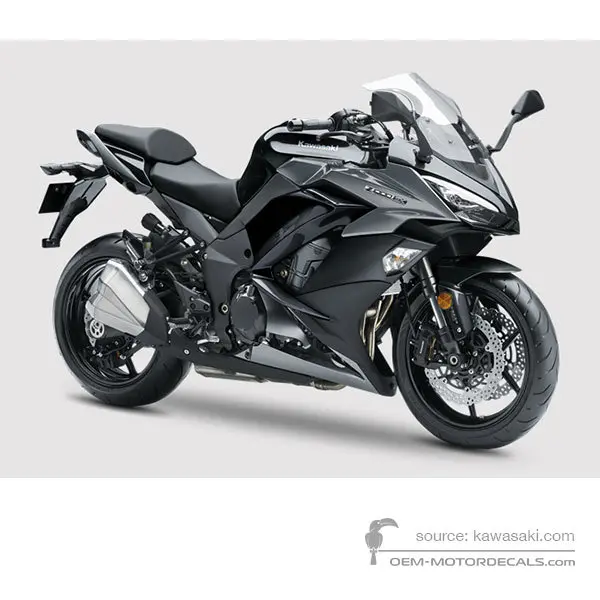 Kawasaki Z1000SX 2017 - Schwarz - Metallic Spark Black / Metallic Graphite Grey