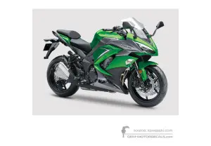 Decals for Kawasaki Z1000SX 2019 - Green • Kawasaki OEM Decals