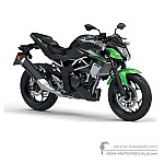 Kawasaki Z125 2022 - Green Black